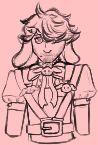 Half Body Sketch